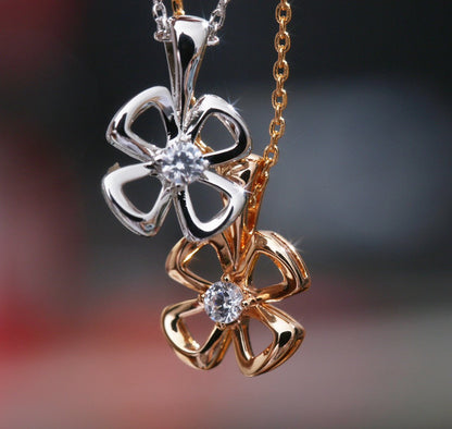 [Royal Jewelry]FIOREVER NECKLACE DIAMOND CENTER
