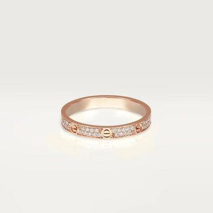 [Royal Jewelry]LOVE RING 2.65MM DIAMOND