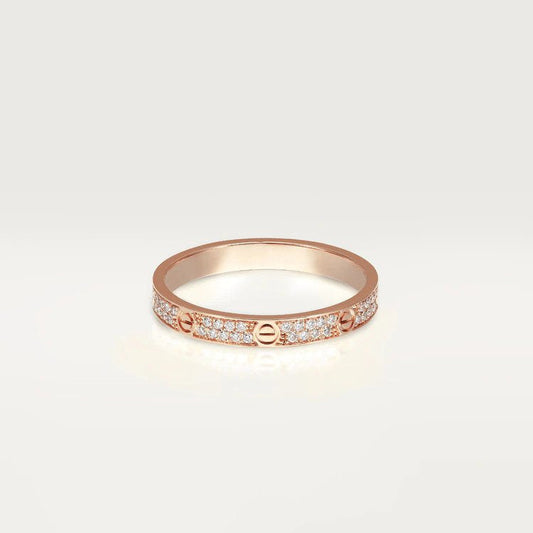 [Royal Jewelry]LOVE RING 2.65MM DIAMOND