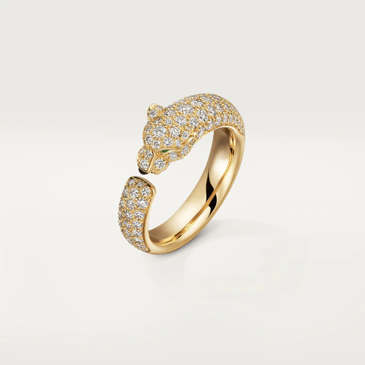 [Royal Jewelry]PANTHERE PINK GOLD DIAMOND RING