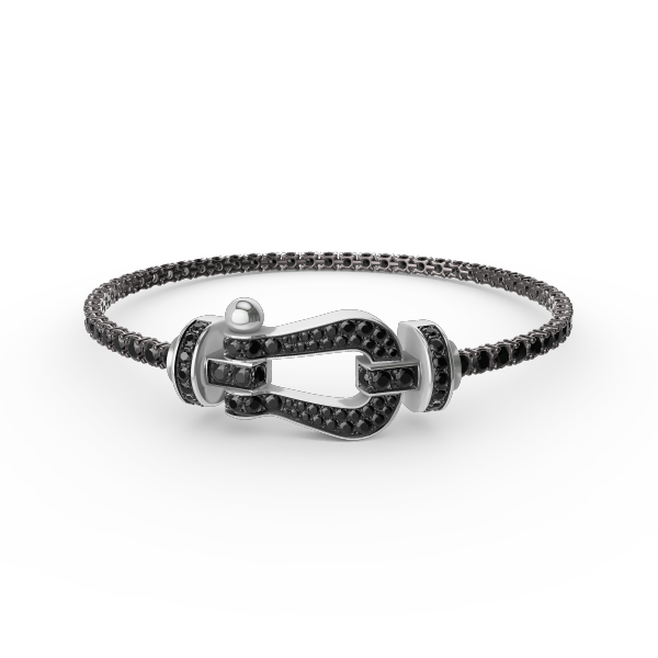 [Royal Jewelry]FORCE  LARGE HORSESHOE FULL DIAMOND TENNIS BRACELET